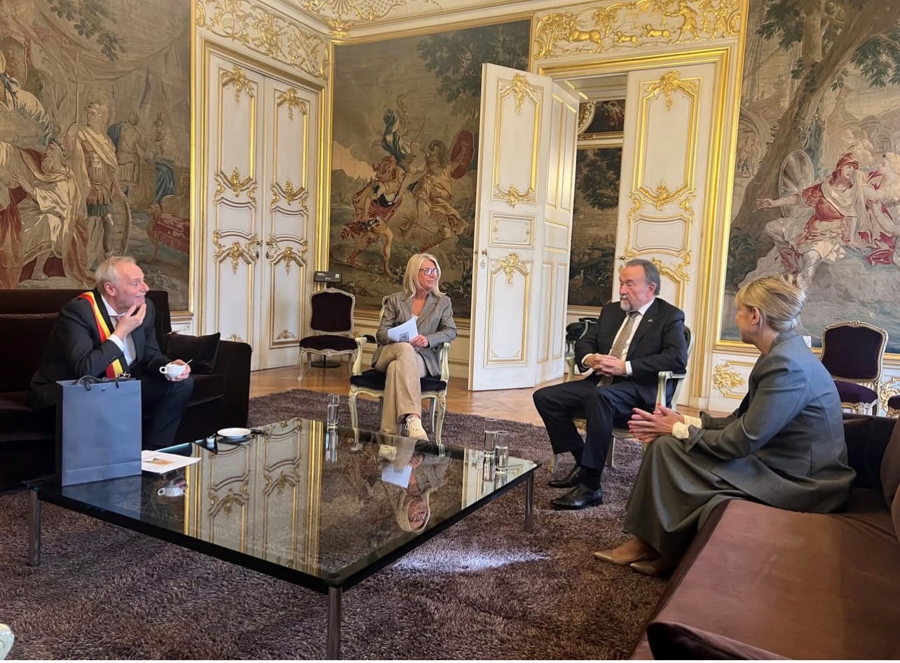 Meeting with the Governor of the Province of Liège Hervé Jamard